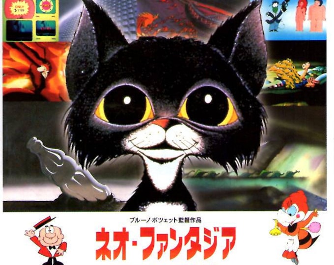 Allegro non troppo | 70s Italian Animation Classic, Bruno Bozzetto | 2005 print | Japanese chirashi film flyer