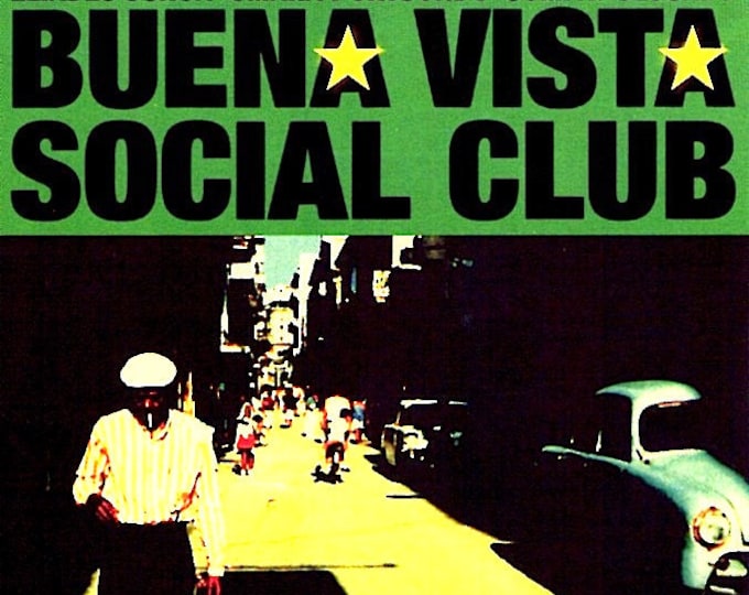 Buena Vista Social Club | 90s Documentary Classic, Wim Wenders | 2000 original print | Japanese chirashi film poster