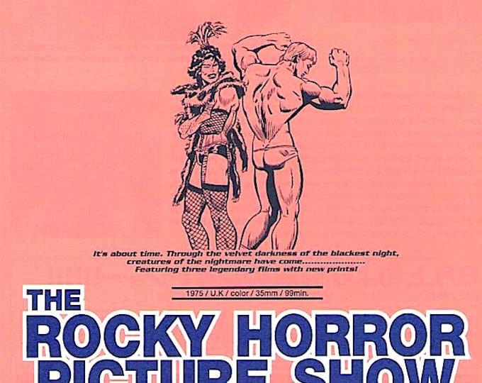 Rocky Horror Picture Show (C) | 70s Cult Movie, Jim Sharman | 1997 print | vintage Japanese chirashi film flyer