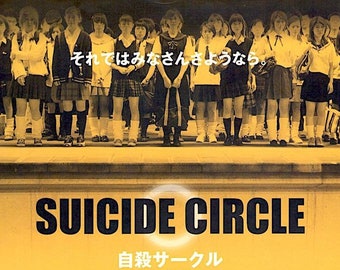 Suicide Club | Cult Japan Cinema, Sion Sono | 2002 original print | Japanese chirashi film flyer