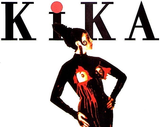 Kika | 90s Spanish Cinema, Pedro Almodovar, Veronica Forque, Jean-Paul Gaultier | 1994 orig print | vintage Japanese chirashi film flyer