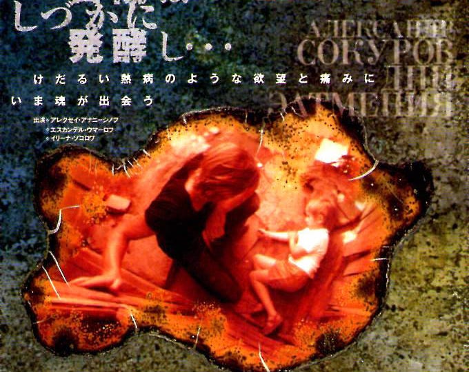 Days of Eclipse | 80s Russian Cinema, Aleksandr Sokurov | 1995 print | vintage Japanese chirashi film flyer