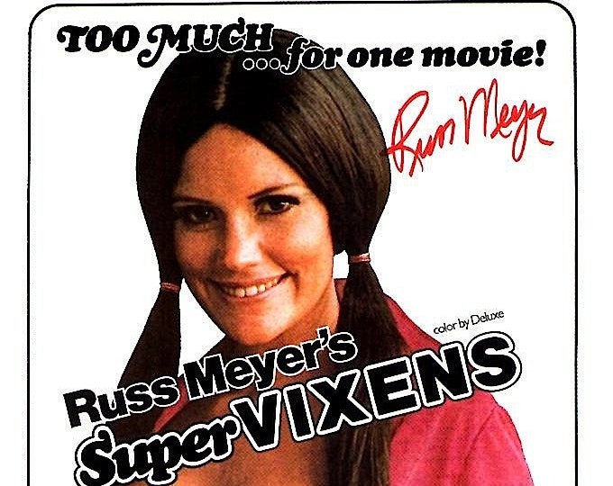 Supervixens | 70s Cult Classic, Russ Meyer | 1996 print | Japanese chirashi film flyer