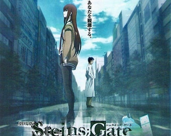 Steins;Gate Movie | Japan Anime | 2013 original print | Japanese chirashi film poster