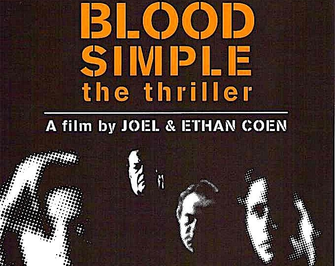 Blood Simple (A) | 80s American Cult Classic, Joel Coen, Frances McDormand | 2000 print | Japanese chirashi film flyer