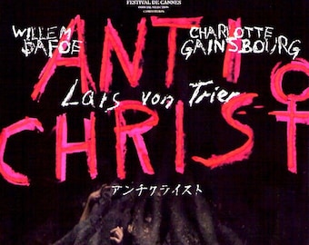 Antichrist (A) | Cult Classic, Lars von Trier, Charlotte Gainsbourg | 2011 original print | Japanese chirashi film poster