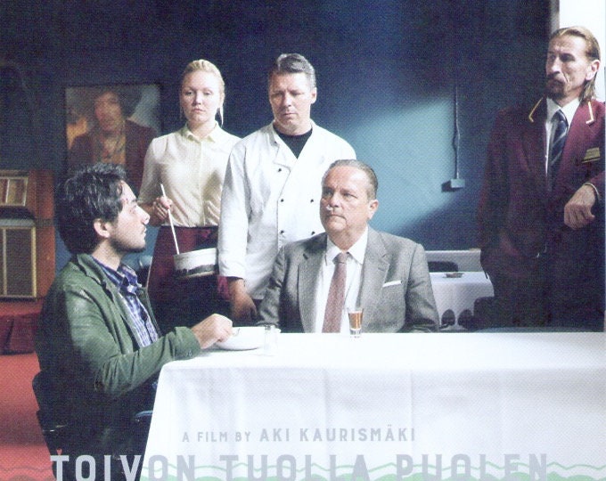 The Other Side of Hope (A) | Finnish Cinema, Aki Kaurismaki | 2017 original print, gatefold | Japanese chirashi film flyer