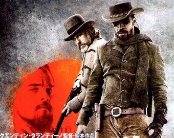 Django Unchained (A) | Quentin Tarantino | 2013 original print | Japanese chirashi film poster