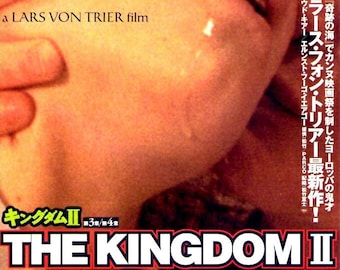 The Kingdom II | 90s Danish TV series, Lars von Trier | 1998 original print | vintage Japanese chirashi film poster