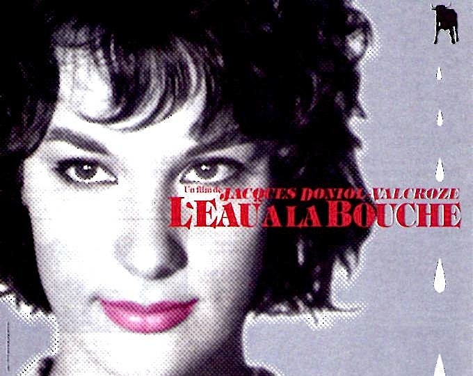 A Game for Six Lovers | 50s French New Wave, Bernadette Lafont | 1996 print | Japanese chirashi film flyer