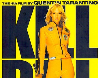 Kill Bill (B) | Cult Classic, Quentin Tarantino, Uma Thurman | 2003 original print | Japanese chirashi film poster