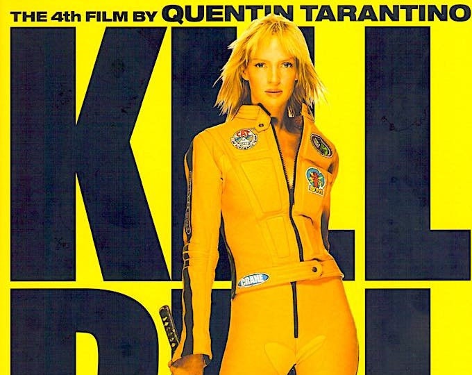 Kill Bill (B) | American Cult Classic, Quentin Tarantino, Uma Thurman | 2003 original print | Japanese chirashi film flyer