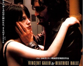 Trouble Every Day | French Cinema, Vincent Gallo, Beatrice Dalle | 2002 original print | Japanese chirashi film poster