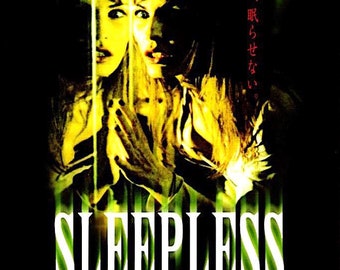 Sleepless | Italian Horror, Dario Argento | 2002 original print | Japanese chirashi film poster