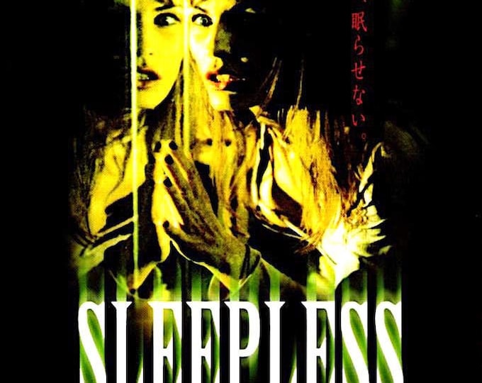Sleepless | Italian Horror, Dario Argento | 2002 original print | Japanese chirashi film flyer