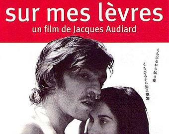 Read My Lips | French Cinema, Jacques Audiard, Vincent Cassel | 2003 original print | Japanese chirashi film poster