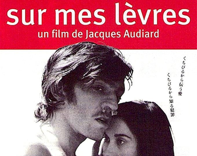 Read My Lips | French Cinema, Jacques Audiard, Vincent Cassel | 2003 original print | Japanese chirashi film flyer
