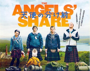 The Angels' Share | British Cinema, Ken Loach | 2013 original print | Japanese chirashi film poster