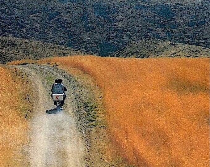 Wind will Carry Us | 90s Iranian Cinema Classic, Abbas Kiarostami | 1999 original print | vintage Japanese chirashi film flyer
