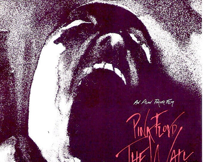 Pink Floyd - The Wall (A) | 80s British Cinema, Alan Parker, Bob Geldof | 1983 original print | vintage Japanese chirashi film flyer