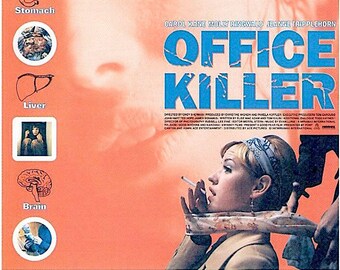 Office Killer | 90s US Cinema, Cindy Sherman | 1999 original print | vintage Japanese chirashi film poster