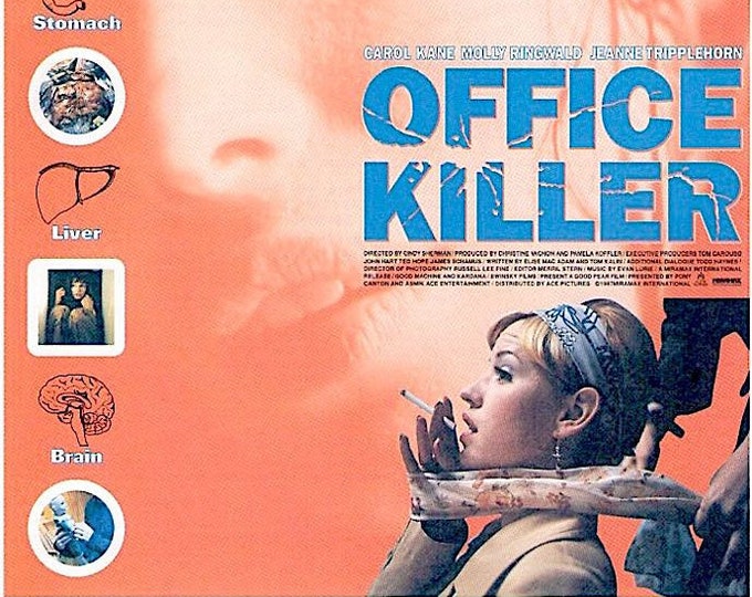Office Killer | 90s American Cinema, Cindy Sherman | 1999 original print | vintage Japanese chirashi film flyer