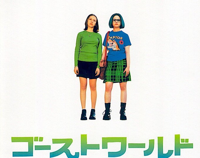 Ghost World (A) | American Cult Classic, Thora Birch, Scarlett Johansson | 2001 original print | Japanese chirashi film flyer