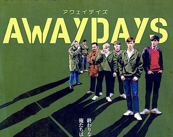 Awaydays | British Cinema, Kevin Sampson | 2020 original print | Japanese chirashi film poster