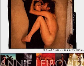 Annie Leibovitz: Life Through a Lens | Art Documentary | 2008 original print | Japanese chirashi film poster