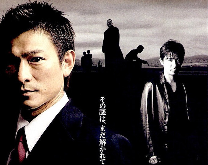 Infernal Affairs 3 | Hong Kong Cinema, Andy Lau, Tony Leung | 2003 original print | Japanese chirashi film flyer