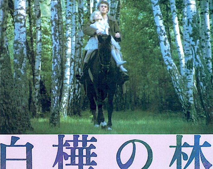 Birch Wood | 70s Polish Cinema, Andrzej Wajda | 1985 original print | vintage Japanese chirashi film flyer
