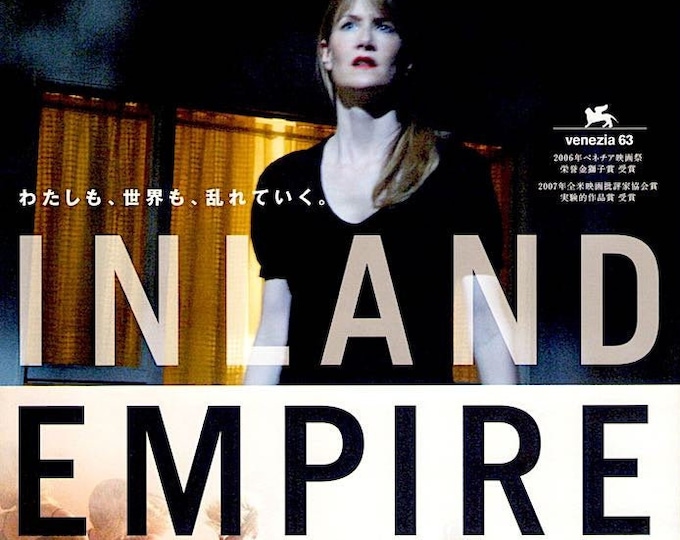 Inland Empire (A) | David Lynch, Laura Dern, Jeremy Irons |  2007 original print | Japanese chirashi film flyer