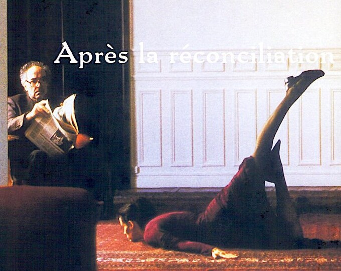 After the Reconciliation | French Cinema, Anne-Marie Mieville, Jean-Luc Godard | 2002 original print | Japanese chirashi film flyer