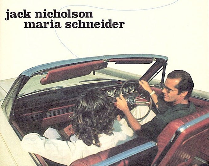 The Passenger (A) | 70s Antonioni, Jack Nicholson, Maria Schneider | 1997 print | Japanese chirashi film flyer