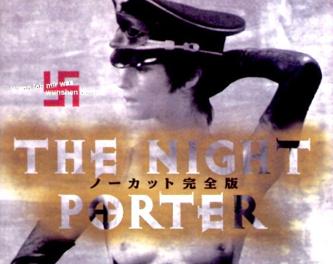 The Night Porter (B) | 70s Italian Cult Classic, Charlotte Rampling | 1997 print | vintage Japanese chirashi film flyer