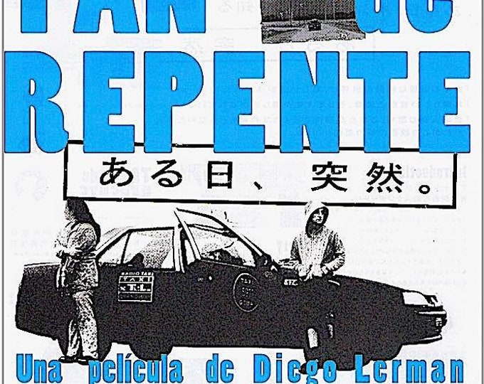 Suddenly | Argentine Cinema, Diego Lerman | 2004 original print | Japanese chirashi film flyer