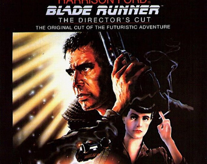 Blade Runner (A) | 80s American Cult Sci Fi Cinema, Harrison Ford, Ridley Scott | 1992 print | vintage Japanese chirashi film flyer