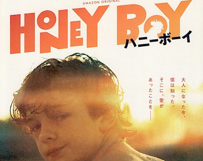 Honey Boy | American Indie Cinema, Noah Jupe, Shia LaBeouf | 2020 original print | Japanese chirashi film flyer