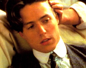 Maurice (B) | 80s British Classic, Hugh Grant, James Ivory | 1995 print | vintage Japanese chirashi film flyer