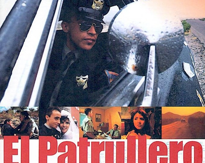 Highway Patrolman | 90s Mexican Cinema, Alex Cox | 1993 original print | vintage Japanese chirashi film flyer