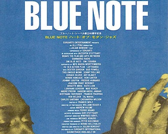 Blue Note - a Story of Modern Jazz | 90s German Documentary | 2000 original print | Japanese chirashi film poster