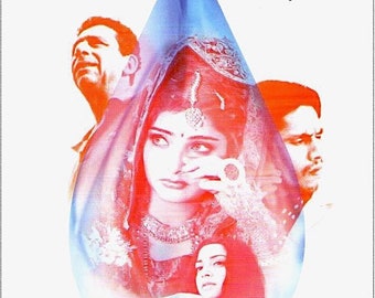 Monsoon Wedding | Indian Cinema, Mira Nair | 2002 original print | Japanese chirashi film flyer