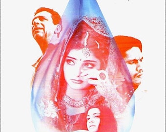 Monsoon Wedding | Indian Cinema, Mira Nair | 2002 original print | Japanese chirashi film poster