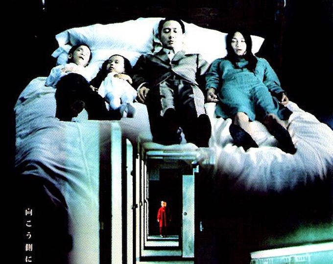 Three | Asian Horror, Kim Jee-woon, Peter Chan, Nonzee Nimibutr | 2004 original print | Japanese chirashi film flyer