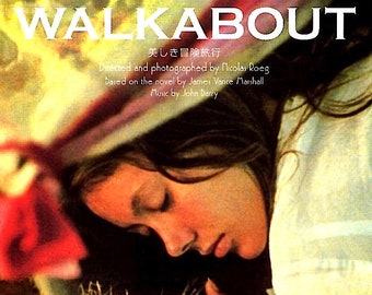 Walkabout (A) | 70s British Classic, Nicolas Roeg, Jenny Agutter | 2004 print | Japanese chirashi film poster