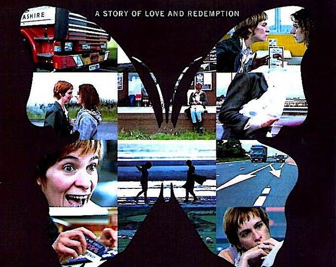 Butterfly Kiss | 90s British Cinema, Michael Winterbottom | 1998 original print | vintage Japanese chirashi film flyer