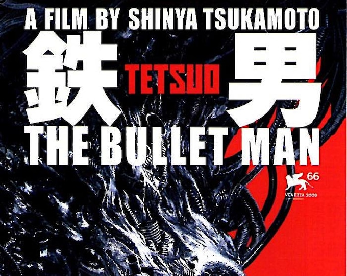Tetsuo: The Bullet Man | Japan Cult Cinema, Shinya Tsukamoto | 2010 original print | Japanese chirashi film flyer