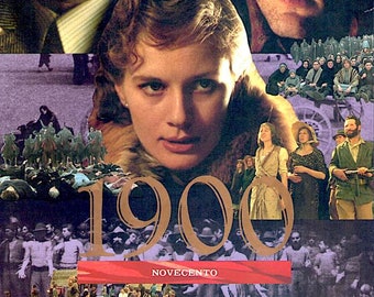 1900 | 70s Italian Cinema, Bernardo Bertolucci, Robert De Niro, Gérard Depardieu | 1993 print | vintage Japanese chirashi film flyer