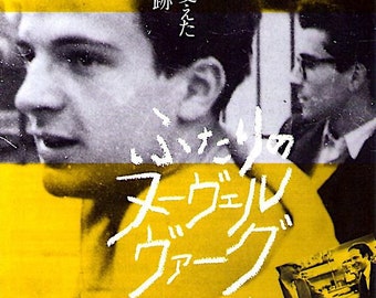 Two in the Wave | French Cinema, Jean-Luc Godard, Francoise Truffaut | 2011 original print | Japanese chirashi film flyer