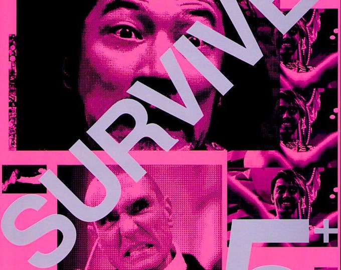 Survive Style 5+ | Japan Cinema, Tadanobu Asano, Vinnie Jones | 2004 original print | Japanese chirashi film poster